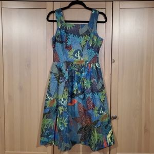 Retrolicious Tropical Swing Dress